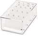 Scatola per biglietti da visita - trasparente - acrilico - 1 pezzo - 19,1 x 11,6 x 7,2 cm