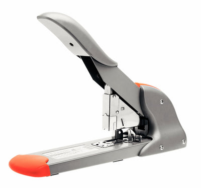 Rapid heavy duty stapler HD210 - staple up to 210 sheets - front loading - gray orange