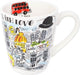 Taza rubia amsterdam city londres - 350 ml