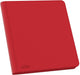 Ultimate guard zipfolio 480 24-pocket xenoskin - red