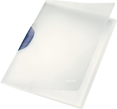 Cartella adesiva con pinza Leitz colorclip magic, din a4, pp, clip grigio scuro