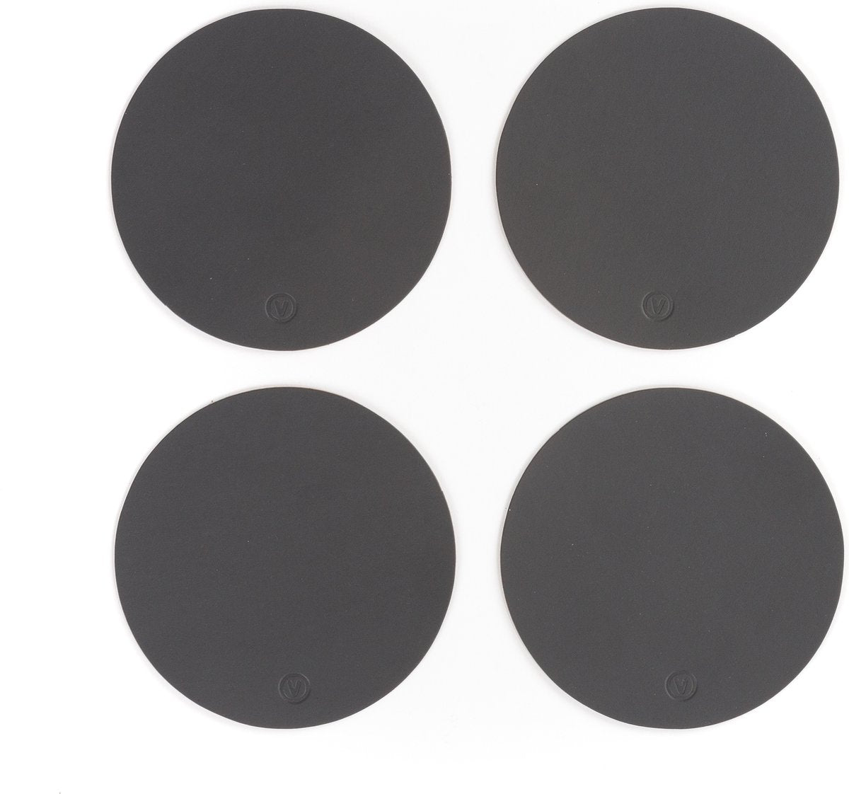 Vacavaliente - posavasos - juego de 4 piezas - gris - 10cm