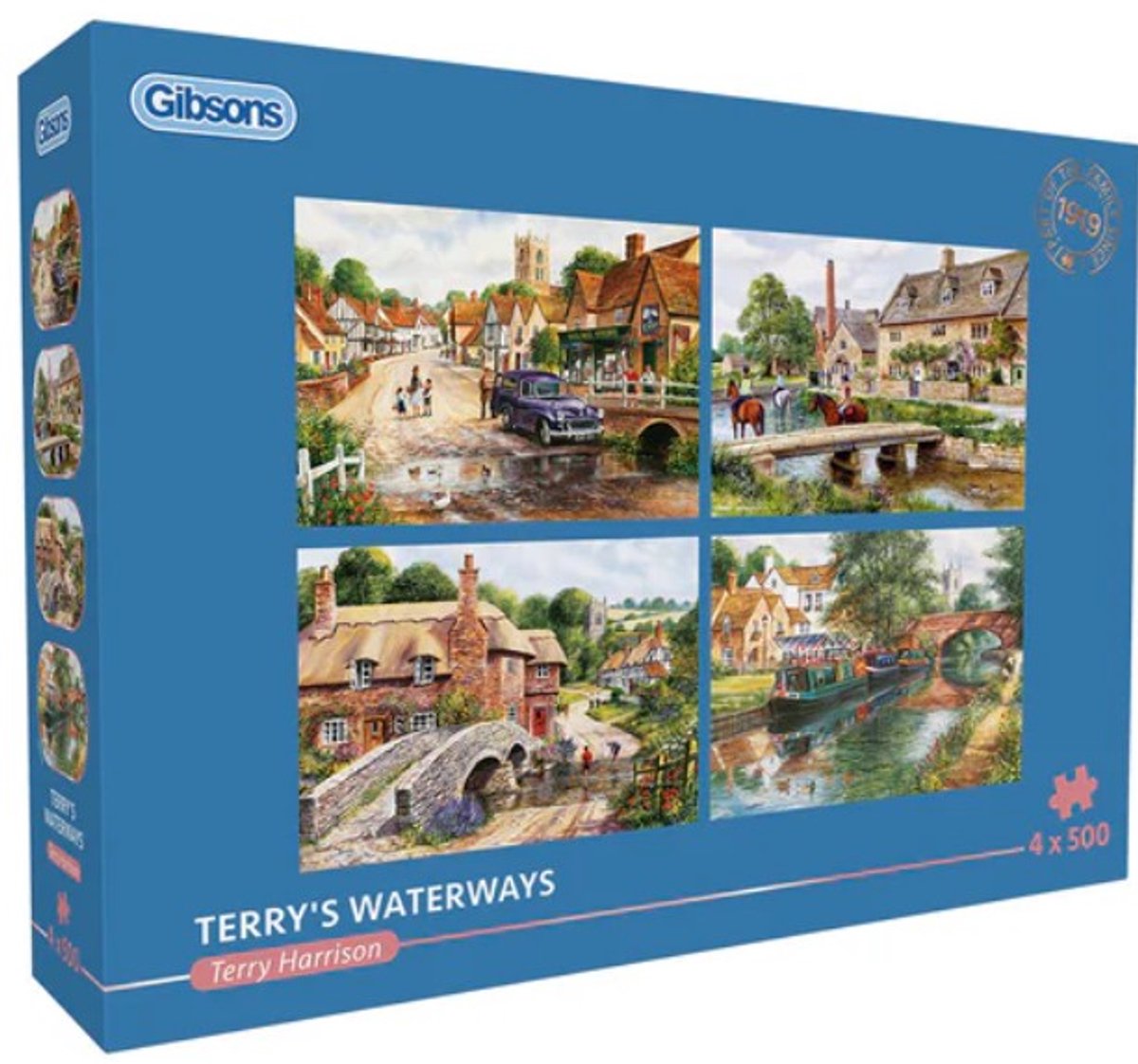 Gibsons - Terry's Waterways (di Terry Harrison) - 4×500 pezzi 48×34 cm (l×a) - puzzle per adulti
