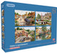 Gibsons - Terry's Waterways (di Terry Harrison) - 4×500 pezzi 48×34 cm (l×a) - puzzle per adulti