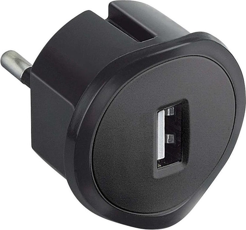 Cargador USB Legrand - 1,5a - 5v - negro