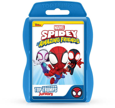 Los movimientos ganadores triunfan sobre junior - juego de cartas - spidey y sus increíbles amigos - inglés