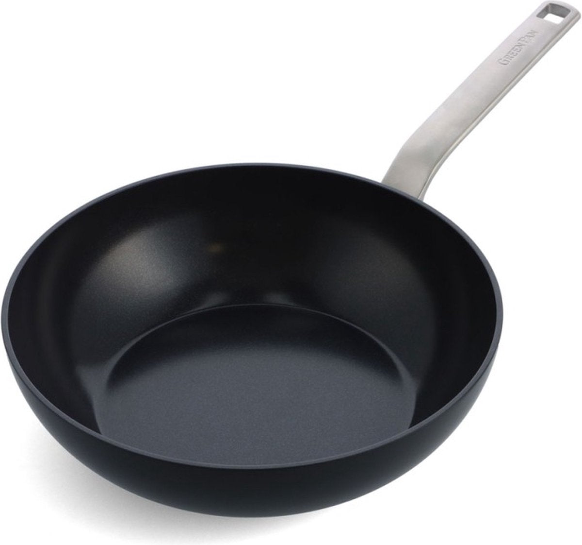 Padella wok eco GreenPan Evolution - ø28cm - rivestimento antiaderente in ceramica - senza pfas