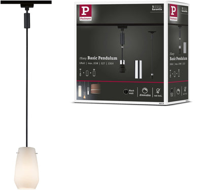 Paulmann urail pendenti 2easy e27 max. 20w dimmerabile 230v nero opaco, cromo