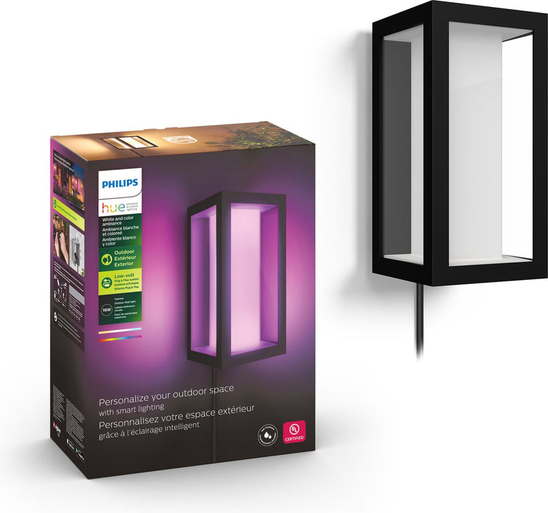 Philips Hue impressiona la lampada da parete dall'atmosfera bianca e colorata
