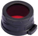Filtro nitecore nfr40 rojo