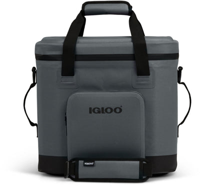 Igloo - trailmate 36 - bolsa isotérmica - hielera suave espaciosa y robusta para uso en exteriores - gris