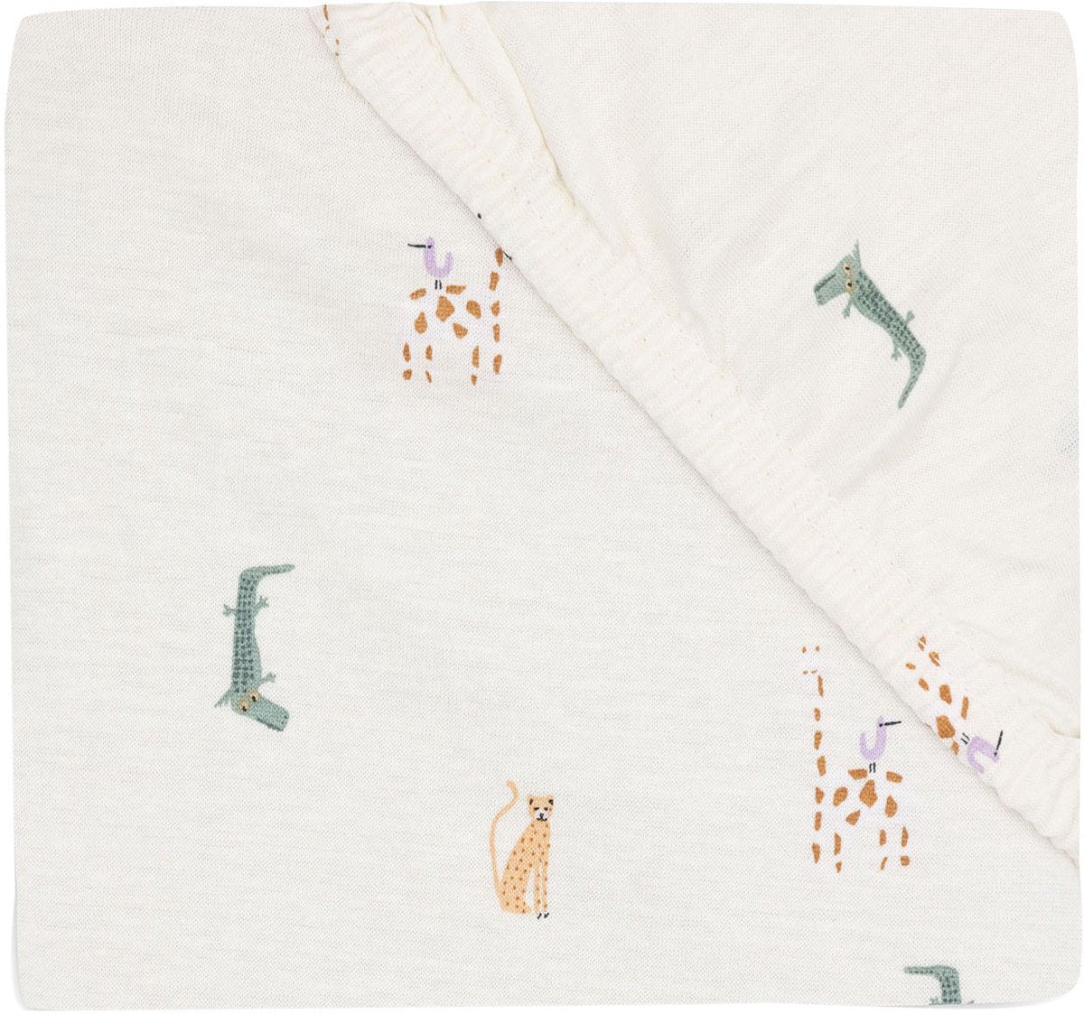 Lenzuolo con angoli Jollein Jungle Jambo - 40 50 x 80 90 cm - jersey