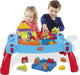 Mesa de juego y aprendizaje Mega Bloks First Builders - juguetes de construcción para 1-5 años