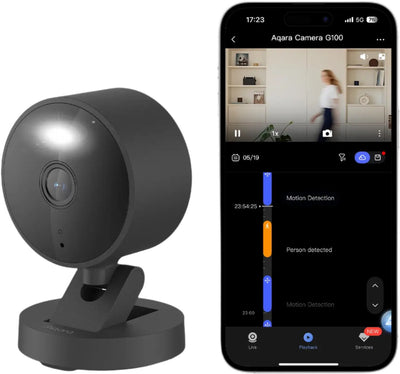 Telecamera di sicurezza IP Aqara G100 Cube per interni esterni 2304 x 1296 pixel da soffitto a parete