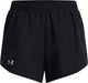 Pantaloni sportivi da donna Under Armour UA Fly By 3'' Shorts-Blk - Nero - Bianco - Riflettente