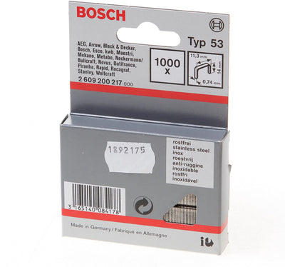 Bosch - non con filo sottile tipo 53 11,4 x 0,74 x 14 mm