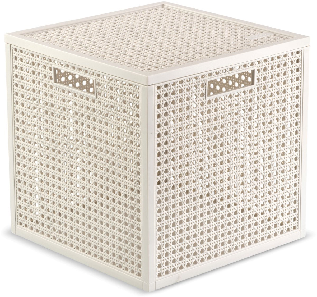 Curver kaya storage basket cube - 19l - 28x28x28 cm - white