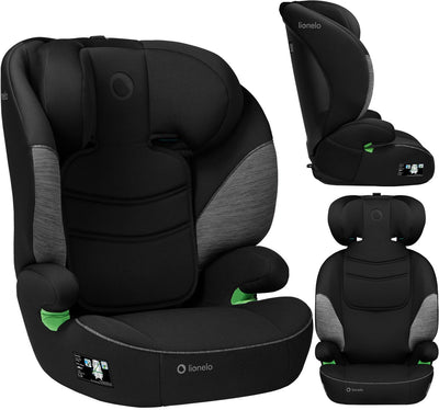 Lionelo Lars - i-size car seat 100-150 cm - forward-facing (fwf) - attachment with car seat belt - headrest with memory foam - 10 height positions - wide seat with EPE foam - removable backrest - washable cover