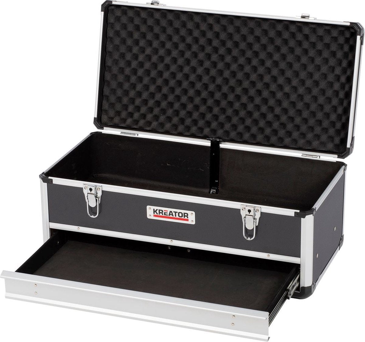 Valigia portautensili Kreator krt640603b - 620 x 300 x 255 mm - nera - (consegnata senza attrezzi)