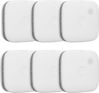 Smartwares® smartwares fsm-11656 - detectores de humo 6 piezas 85 db - batería de 5 años - conexión inalámbrica - detector de incendios