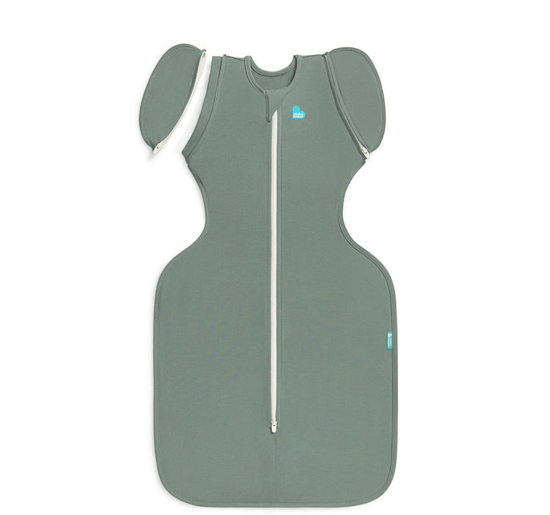 Love to dream ™ saco de dormir para bebé swaddle up™ - envoltorio reducido - bebé 3-6 meses - 6-8,5 kg - todas las estaciones - oliva oscuro