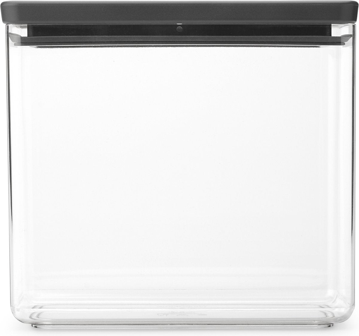 Brabantia tasty+ voorraadbus - stapelbaar - 3,5 l - dark grey