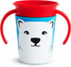 Bicchiere Munchkin Miracle 360 - Bicchiere Wildlove Trainer - Bicchiere anti-perdite a 360° - Bicchiere da pratica per neonati e bambini - 177ml - Edizione Orso Polare