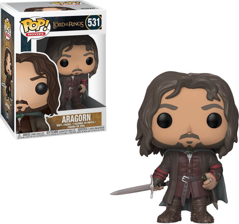 ¡Funko pop! peliculas: el señor de los anillos aragorn adultos y niños - figura coleccionable