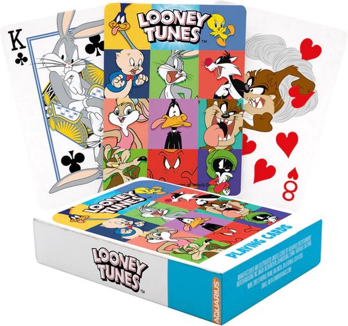 Looney tunes - tomar el control - jugando a las cartas