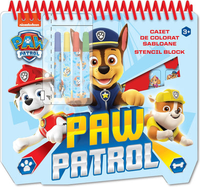 Paw Patrol Stencil Disegno del blocco A4
