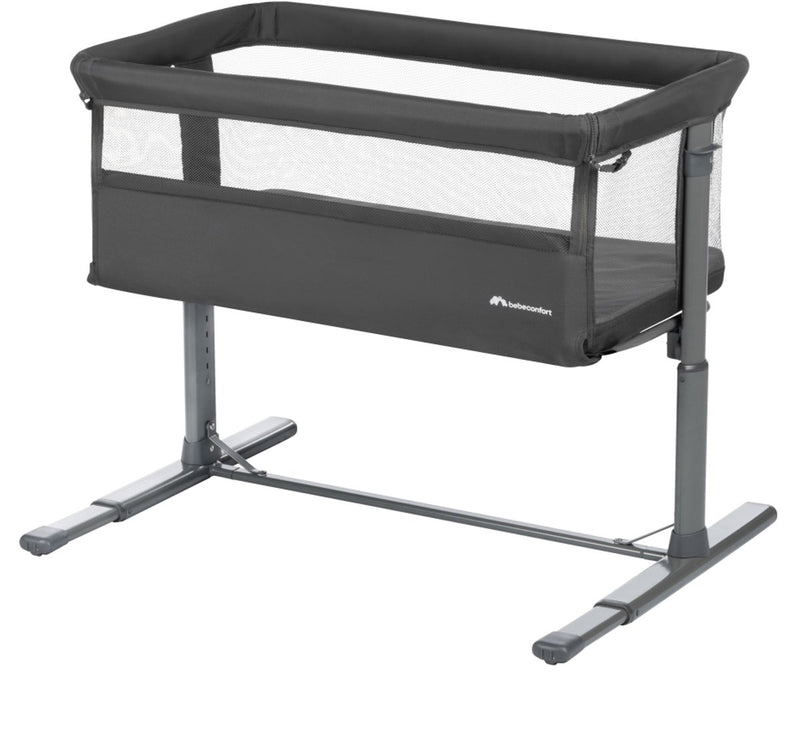 Bebeconfort zina co-sleeper - grafite minerale - lettino 2 in 1 - regolabile in altezza