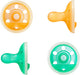 Tommee tippee chupete tipo pecho nocturno - 4 piezas - 0-6 meses - textura similar a la piel - sin bpa
