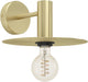Lampada da parete Eglo escandell - e27 - 25 cm - oro - acciaio