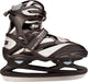 Nijdam ijshockeyschaats pro-line - semi-softboot - zwart zilver - 37