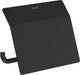 Hansgrohe addstoris portarrollos con solapa negro mate
