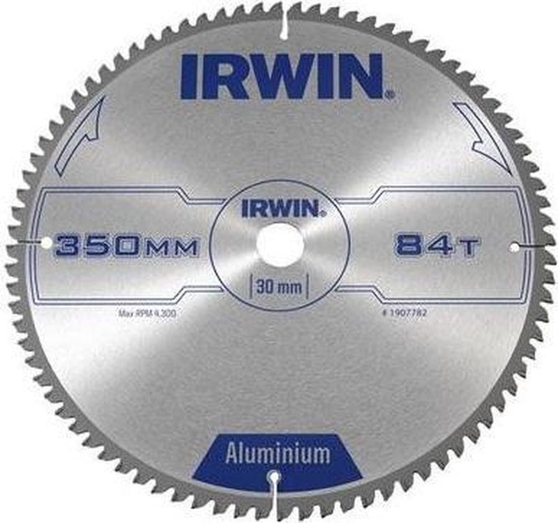 Serie Irwin - hoja de sierra circular para aluminio - 216 mm - 60 dientes - geometría tcg