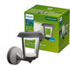 Philips led philips nuvy wandlamp - buitenverlichting - schemersensor - warmwit licht: 2700k - antraciet - powershield coating - lange levensduur