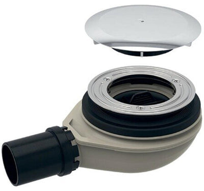 Geberit setaplano shower tray drain 40mm with lid water seal 30mm chrome