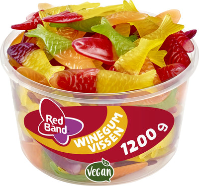 Pesce gommoso al vino fascia rossa (100 pezzi)