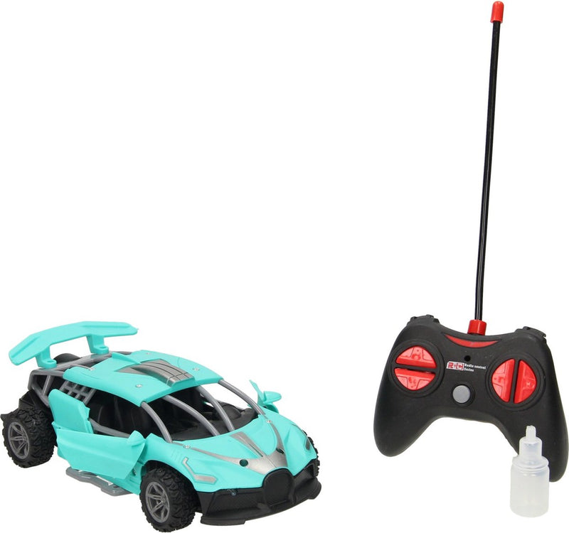 Coche rc multifunción azul.