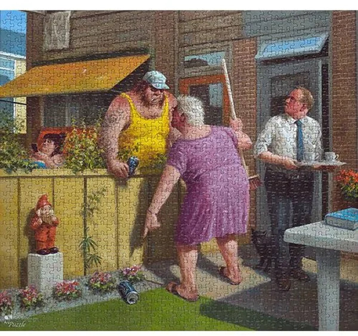 Marius van dokkum puzzel de druppel - limited edition kunstwerk - 1000 st