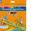 Bic Kids Evolution Lápices de colores exitables, 24st.
