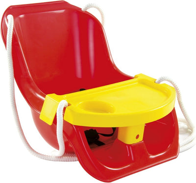 Paradiso Toys Baby Swing con hoja 2 en 1 rojo