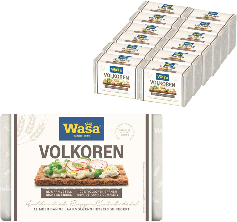Pane croccante integrale Wasa - 12 x 260 g