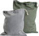 Aya ida aya ida - bolsas de algodón - bolsa de algodón - lonchera - reutilizable - verde tropical gris oscuro