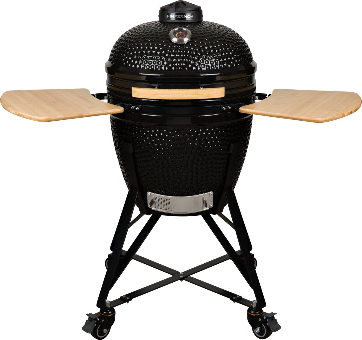 Inferno large kamado barbecue - grilloppervlakte 47cm 19inch - zwart