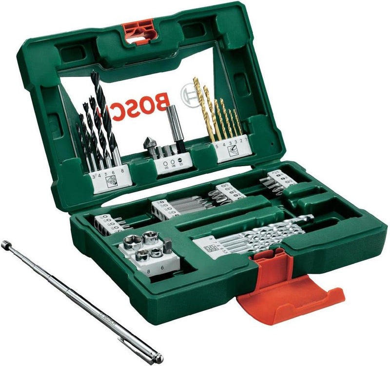 Set punte Bosch v-line - 48 pezzi - serie Titanium Plus - per legno, metallo e pietra
