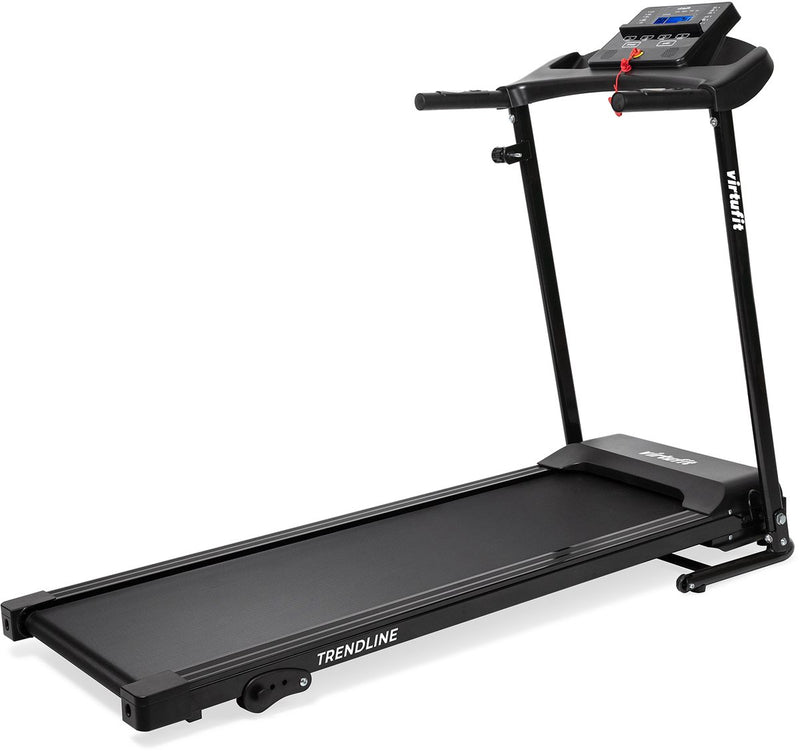 Cinta de correr Virtufit trendline - negra - velocidad máxima de carrera de 14 km h - conexión Bluetooth con fitshow kinomap - elección de 40 entrenamientos - cinta de correr plegable - cintas de correr - cinta de correr fitness - cinta de correr plegable