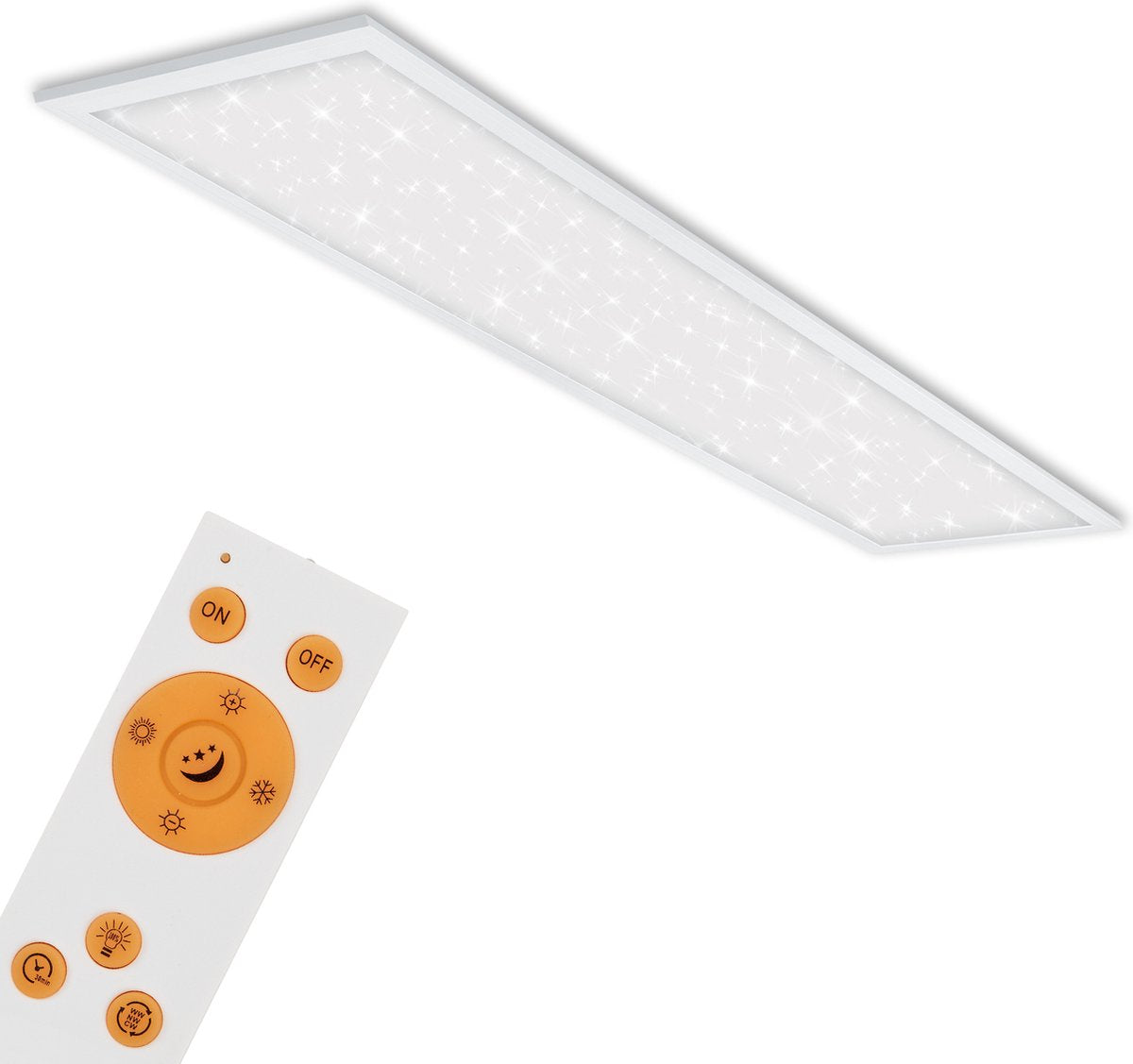 Briloner - lámpara de techo - panel led 36w 3800lm 3000-6500k 120x30cm biały z pilotem zdalnego sterowania