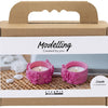 Creativ company mini hobbyset boetseren theelichthouders roze
